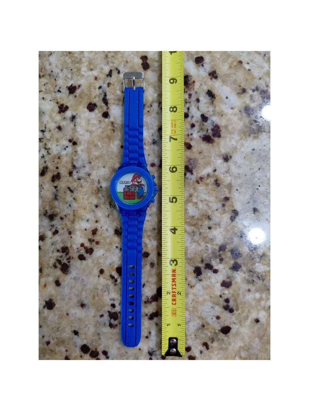 Super Mario Watch Kids Boys Digital Wristwatch Flashing Lights Reloj Nintendo